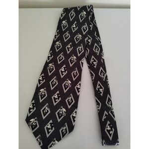 Disney Mickey Mouse Characters Men Tie 100% Pure Silk Goofy Disney Store